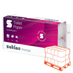 SATINO Prestige Papier de toilette extra blanc, 4...