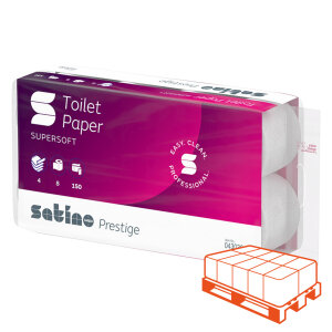 SATINO Prestige Papier de toilette extra blanc, 4...