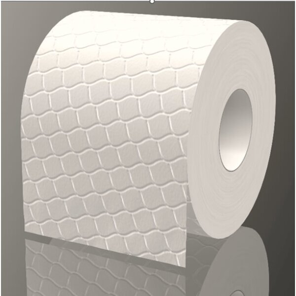 KATRIN Plus Papier de toilette blanc, 4 couches, 180 feuilles - 1/2 Palette (700 rouleaux)