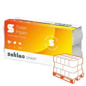 SATINO Smart Recycling Papier de toilette blanc, 2...