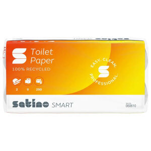 SATINO Smart Recycling Papier de toilette blanc, 2...