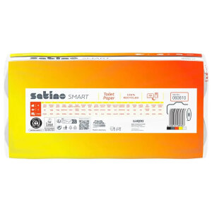 SATINO Smart Recycling Toilettenpapier weiss, 2-lagig, 250 Blatt - 1/2 Palette (1056 Rollen)