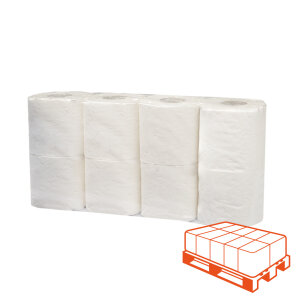 LOW BUDGET Toilettenpapier hochweiss, 3-lagig, 250 Blatt...
