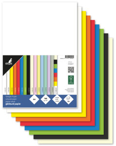kangaro Multifunktionspapier, DIN A4, 160 g qm, sortiert