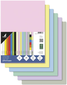 kangaro Multifunktionspapier, DIN A4, 120 g qm, Pastell