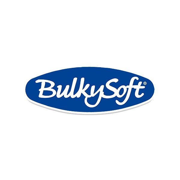 BULKYSOFT Putztuchrolle 2-lagig 60m,22cm 26255 Midi, Premium weiss 9 Rollen