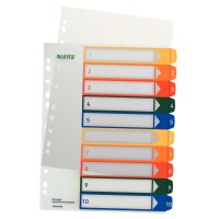 LEITZ Intercalaires en plastique, numéroté,...