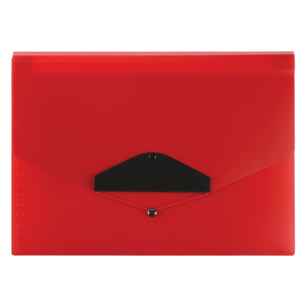 BÜROLINE Fächermappe A4 663290 rot 12-teilig