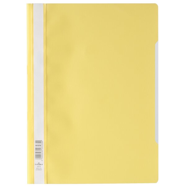 DURABLE Schnellhefter, DIN A4, aus PP-Folie, gelb