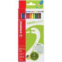 STABILO Buntstifte GREENcolors, 18er Kartonetui