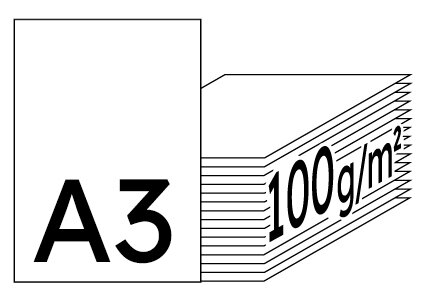 PRO-DESIGN Papier Laser couleur extra blanc A3 100g - 1 Carton (1.500 Feuilles)