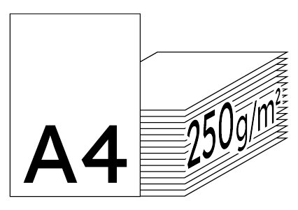 PRO-DESIGN Papier Laser couleur extra blanc A4 250g - 1 Carton (1.000 Feuilles)