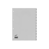 BÜROLINE Répertoires PP A4 667281 gris...
