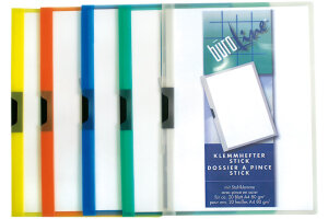 BÜROLINE Dossier à pince A4 667291 transparent