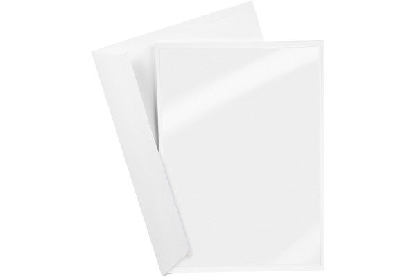BIELLA Dossier doffre Pearl#1 A4 18649101U blanc, 240g, poche 40 flls.
