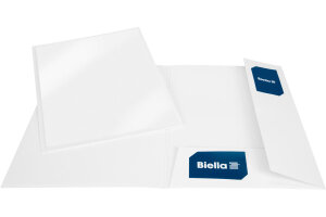 BIELLA Dossier doffre Pearl#1 A4 18649101U blanc, 240g, poche 40 flls.