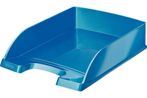 LEITZ Corbeille Courrier WOW A4 52263036 bleu