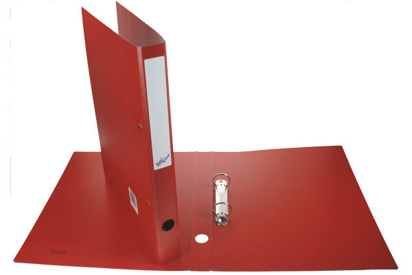 B&Uuml;ROLINE Ringbuch 3cm 15140345PE1U 2 Ringe rot A4
