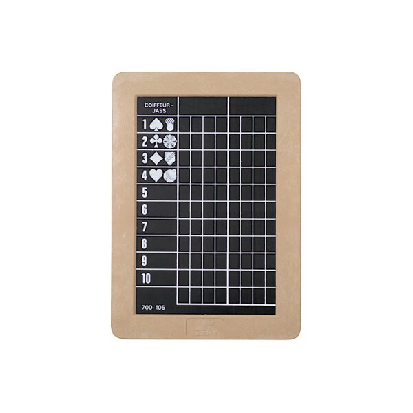 NEUTRAL Jasstafel Coiffeur 3A014289 16,5×23,5cm Schiefer
