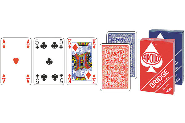 AGM&Uuml;LLER Bridge Apollo 57x89mm 106801218 rouge 55 cartes