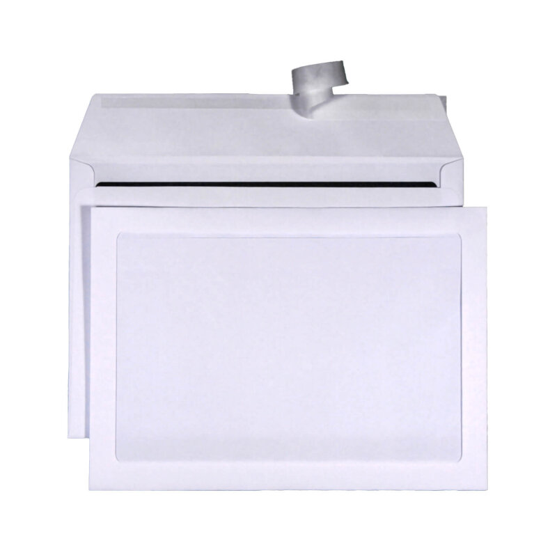 METTLER Couvert C5 Maxi-Window ohne Fenster Haftklebe weiss 100g - 500 St&uuml;ck