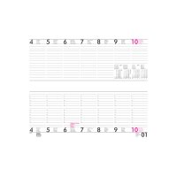 NOVOOO Planning hebdomadaire 2027 890712 1S/2P ML 12x28.4cm