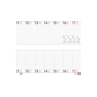 NOVOOO Planning hebdomadaire 2027 890712 1S/2P ML 12x28.4cm
