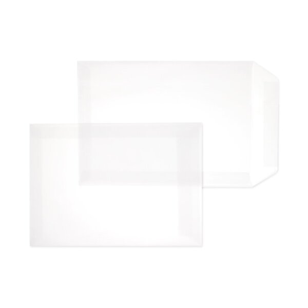BLANKE Couvert C4 ohne Fenster transparent-weiss 100g - 1 Stück
