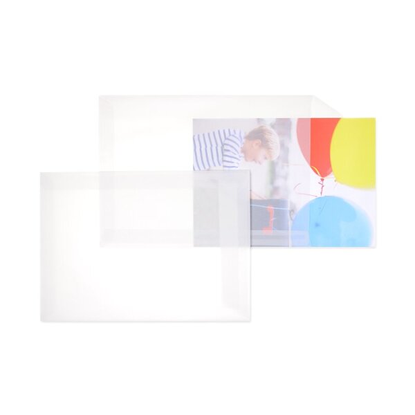 BLANKE Couvert C4 ohne Fenster transparent-weiss 100g - 1 Stück