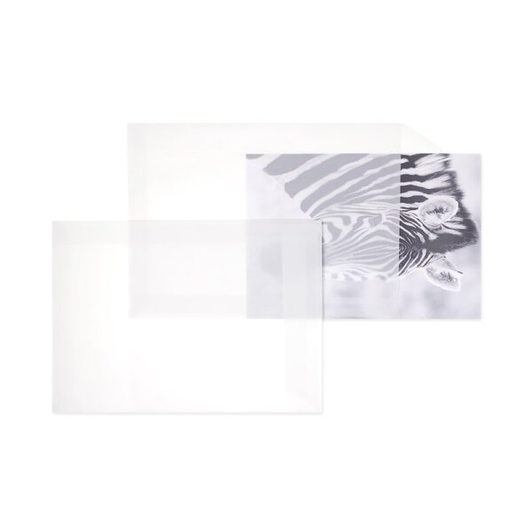 BLANKE Couvert C4 ohne Fenster transparent-weiss 100g - 1 Stück