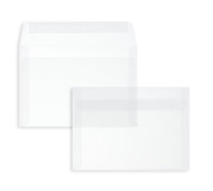 BLANKE Enveloppe C6 sans fenêtre transparent -blanc...