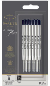 PARKER Kugelschreiber-Grossraummine QUINKflow, M, blau