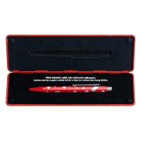 CARAN DACHE Stylo à bille Totally Swiss 849.053 rouge/blanc, avec boite métal