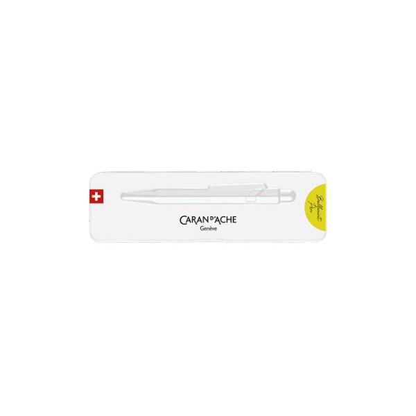 CARAN DACHE Kugelschreiber 849 Pop Line 849.970 gelb fluo, mit Metalletui