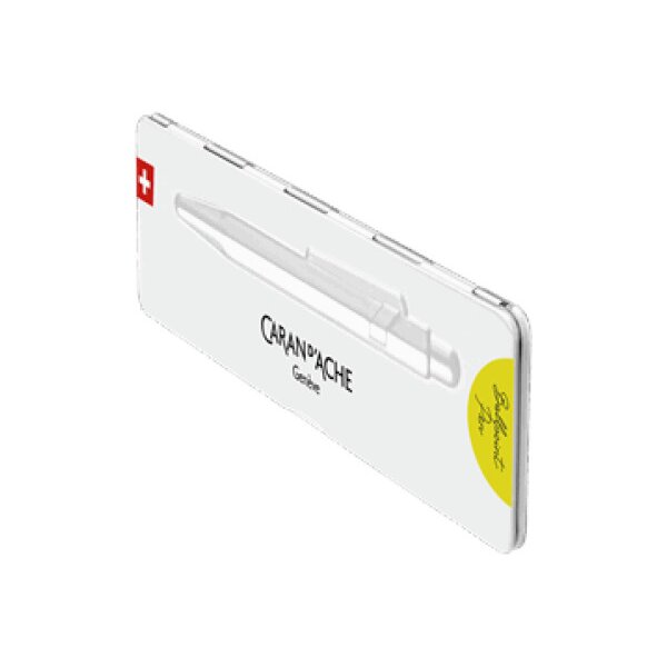 CARAN DACHE Kugelschreiber 849 Pop Line 849.970 gelb fluo, mit Metalletui