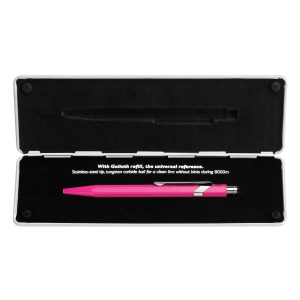 CARAN DACHE Kugelschreiber 849 Pop Line 849.590 rosa, mit Metalletui