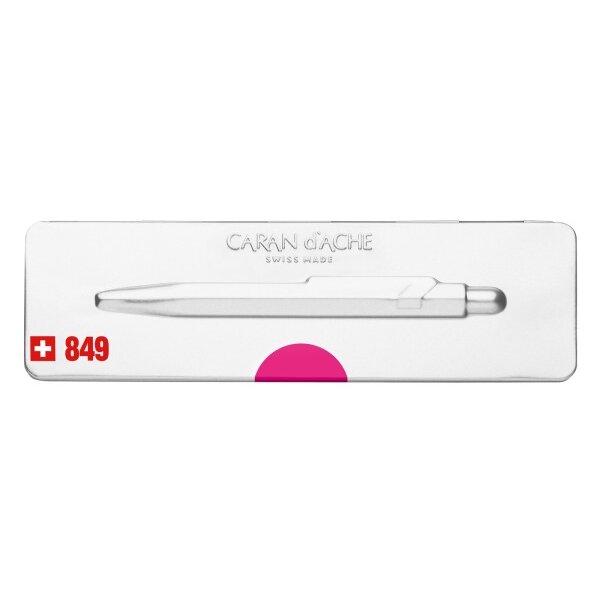 CARAN DACHE Kugelschreiber 849 Pop Line 849.590 rosa, mit Metalletui