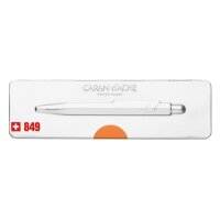 CARAN DACHE Kugelschreiber 849 Pop Line 849.530 orange fluo, mit Metalletui