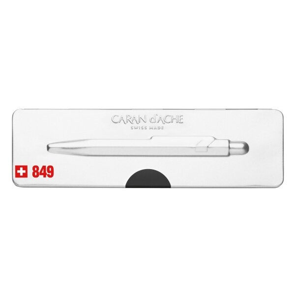 CARAN DACHE Kugelschreiber 849 Pop Line 849.509 schwarz matt, mit Metalletui