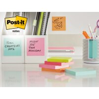 Post-it Bloc-note adhésif, 76 x 76 mm, Energetic...