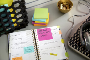 Post-it Haftnotizen notes, 127 x 76 mm, Energetic Collection