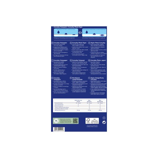 AVERY ZWECKFORM InkJet Photo Paper A4 2572-50 200g,glossy, blanc 50 feuilles