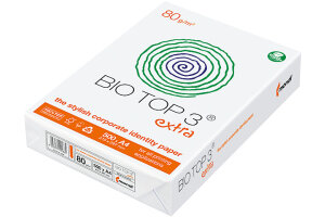 BIO TOP 3 Multifunktionspapier A4 266593 80g, weiss 2500...