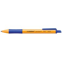 STABILO Stylo à bille rétractable pointball, rouge