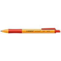 STABILO Stylo à bille rétractable pointball, noir