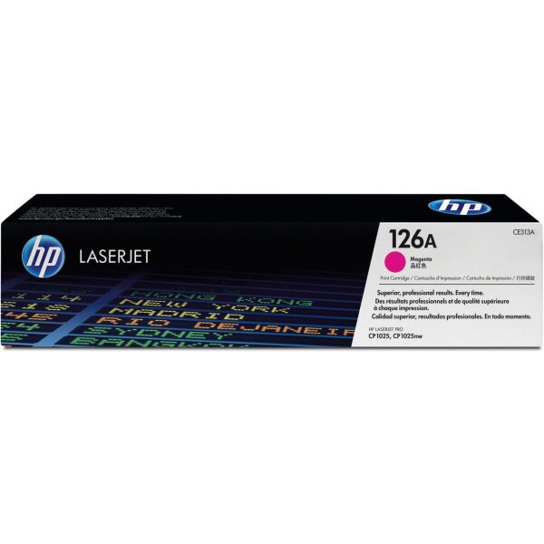 HP Cartouche toner 126A magenta CE313A Color LJ Pro CP1025 1000 p.