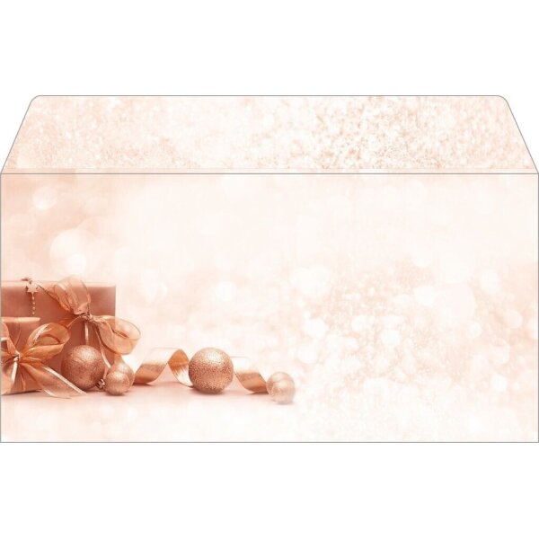 sigel Enveloppe à motif de Noël Silent Night, format long