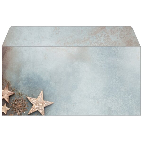 sigel Enveloppe à motif de Noël Silent Night, format long
