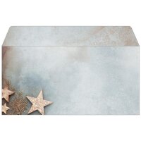 sigel Enveloppe à motif de Noël Silent Night, format long