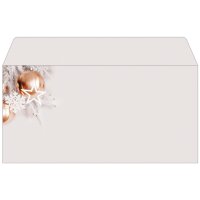 sigel Enveloppe à motif de Noël Silent Night, format long